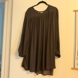 Kimchi Blue urban outfitters brown tunic dress